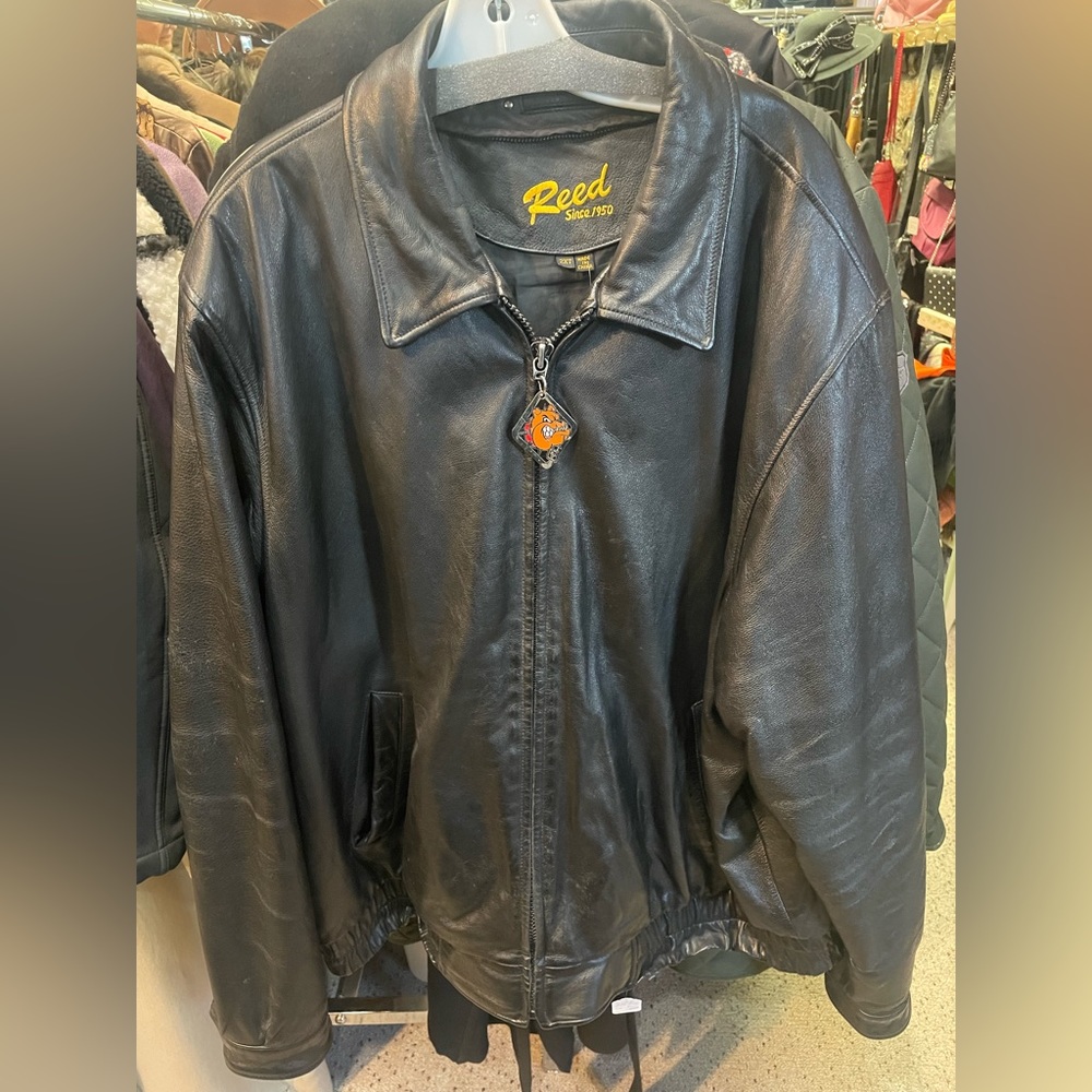 🖤GUC 2XT Reed Leather Coat